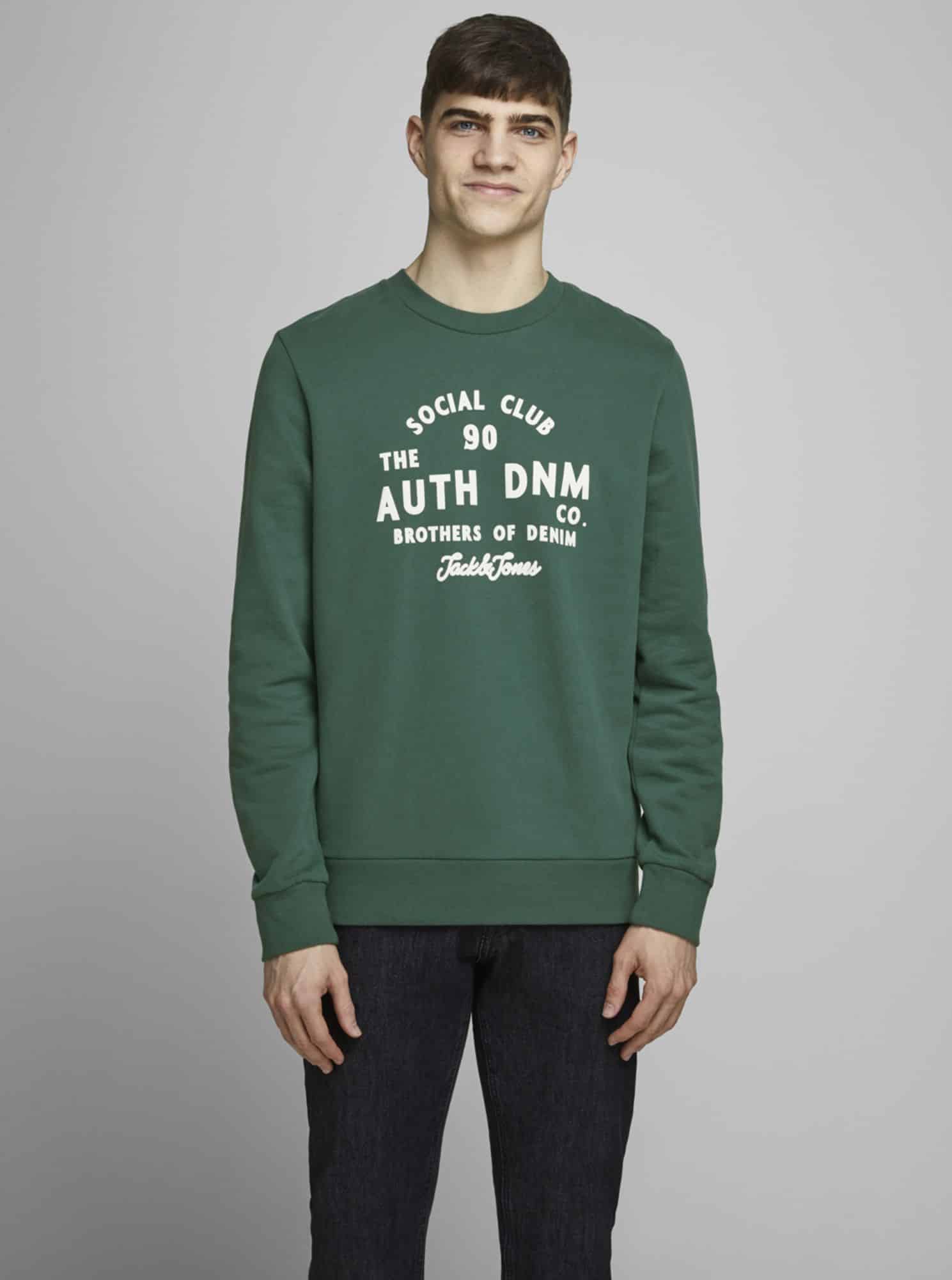 Jack & Jones zelená pánská mikina Orstandard