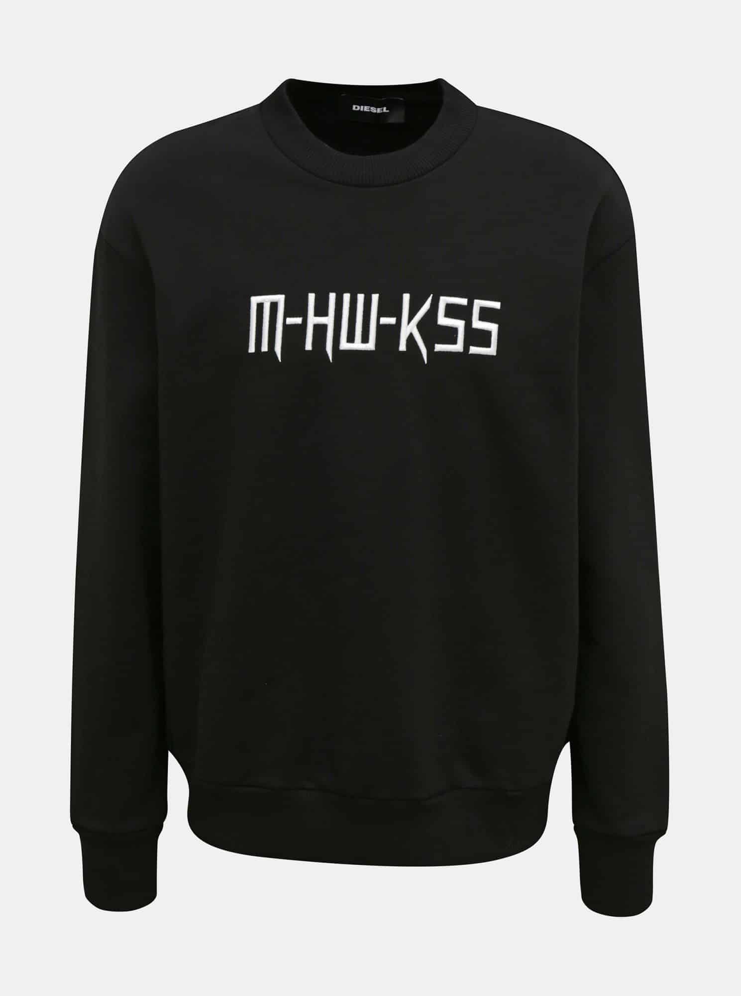 Černá pánská mikina Diesel