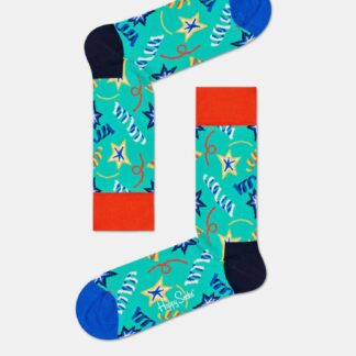 Sada dvou párů modrých ponožek Happy Socks Birthday