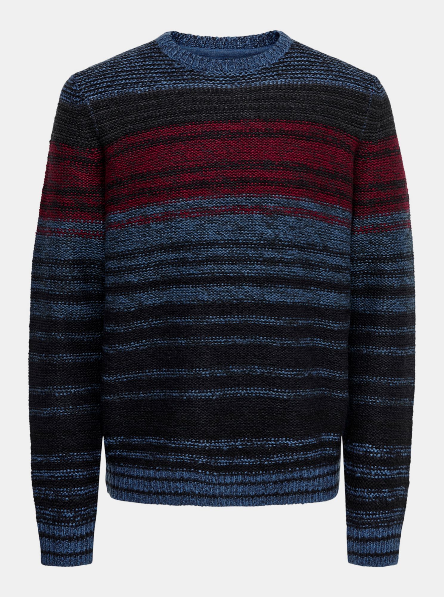 Modro-černý pruhovaný svetr ONLY & SONS Callen