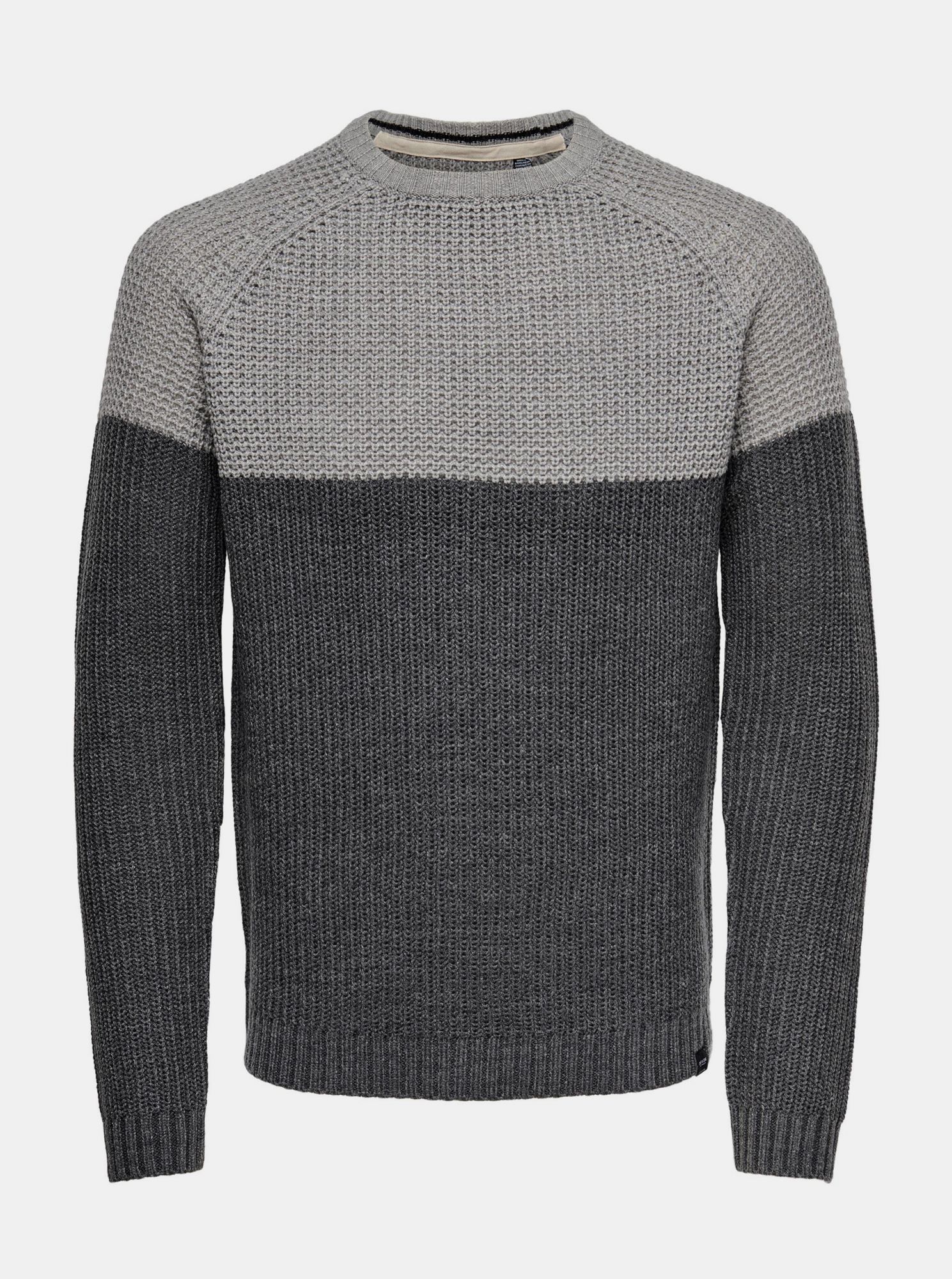 Šedý pánský svetr ONLY & SONS