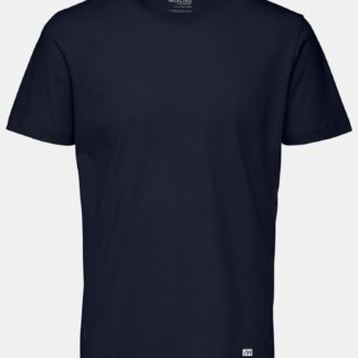 Selected Homme tmavě modré pánské basic tričko