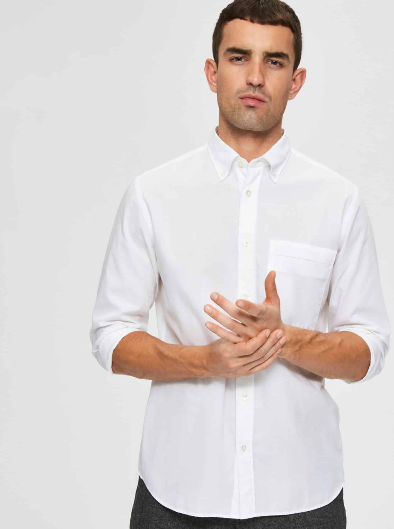 Selected Homme bílá pánská košile