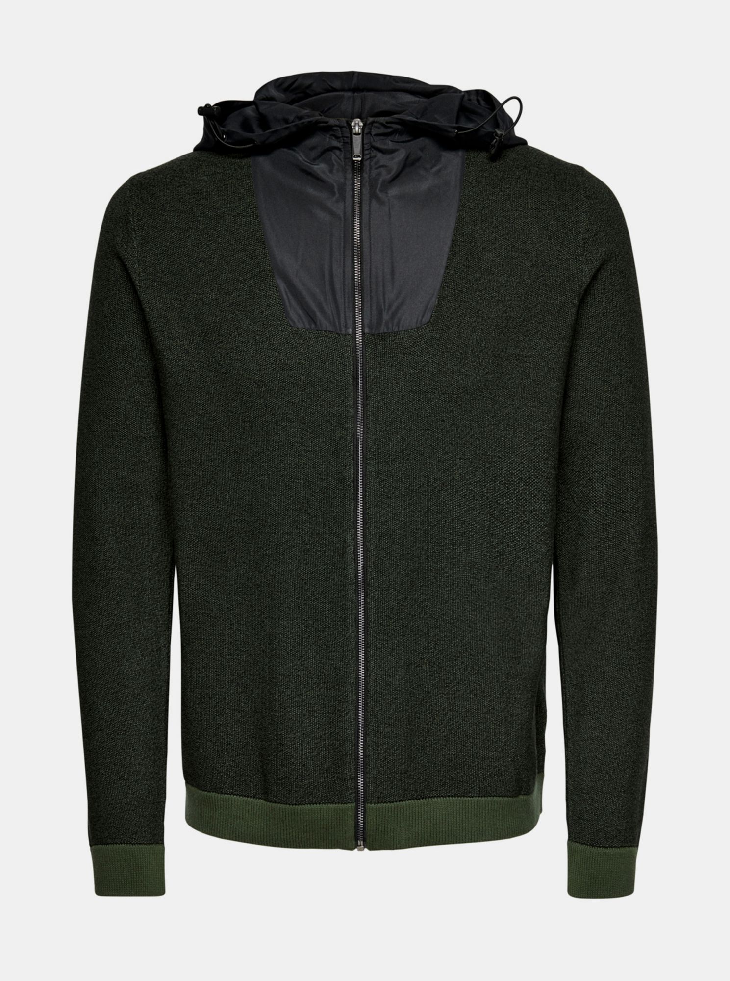 ONLY & SONS zelený pánský svetr