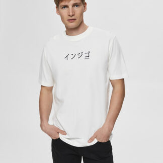 Selected Homme bílé pánské tričko Ryan