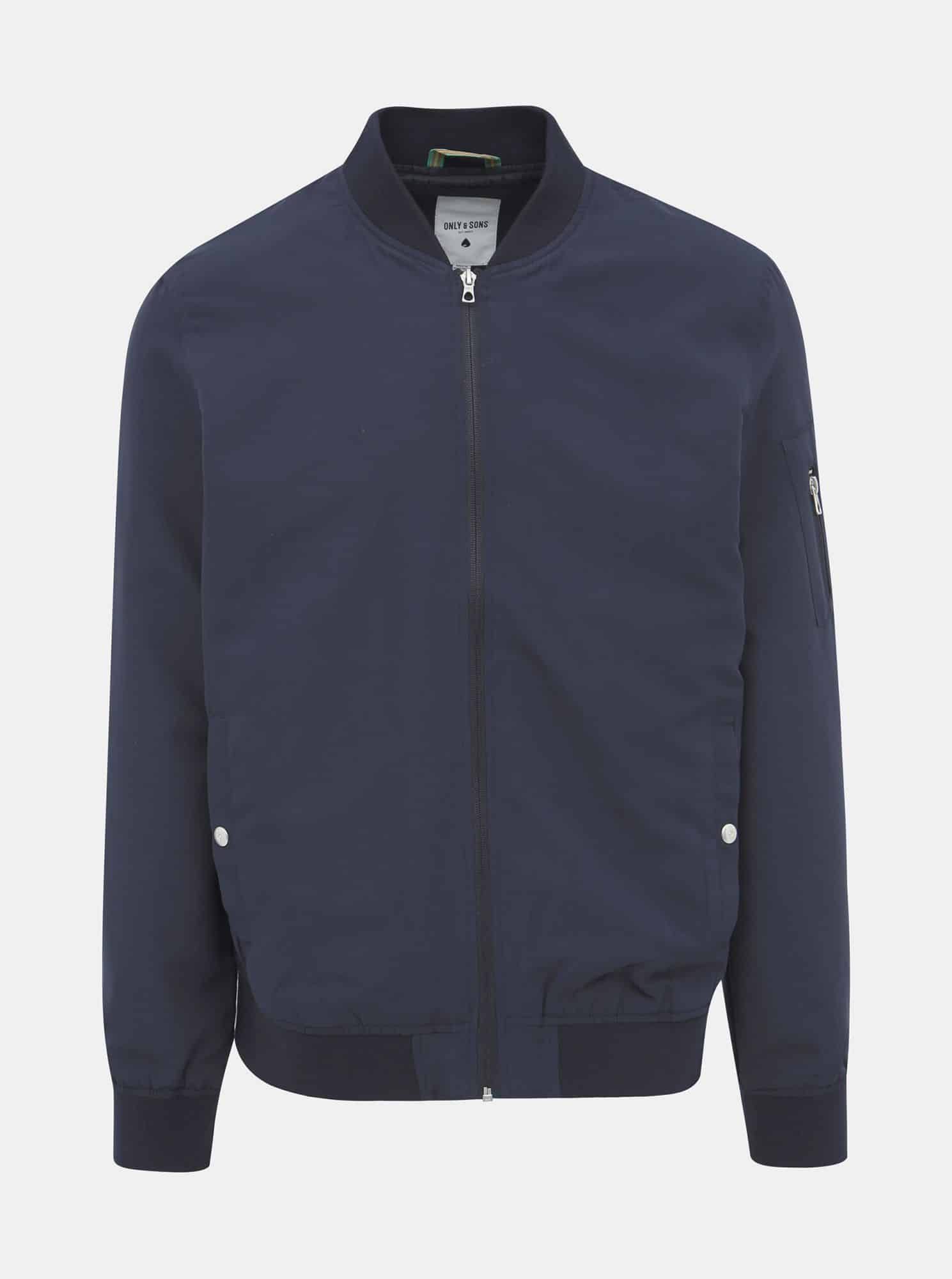 ONLY & SONS modrá pánská bunda Jack