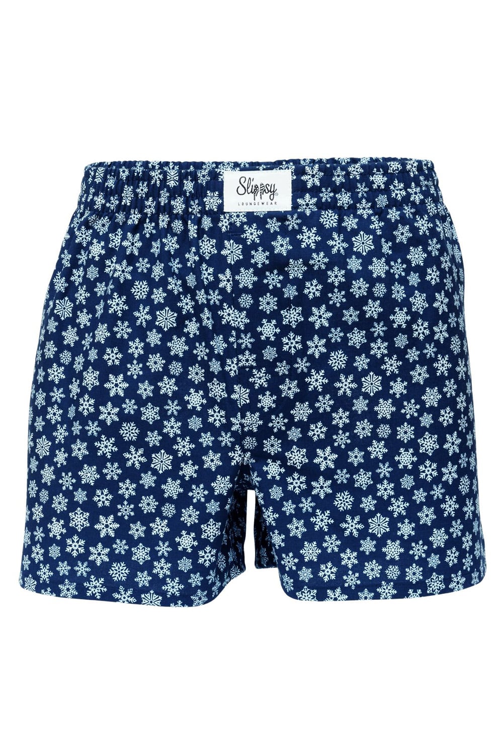 Slippsy modré pánské trenýrky Blue Snowflake