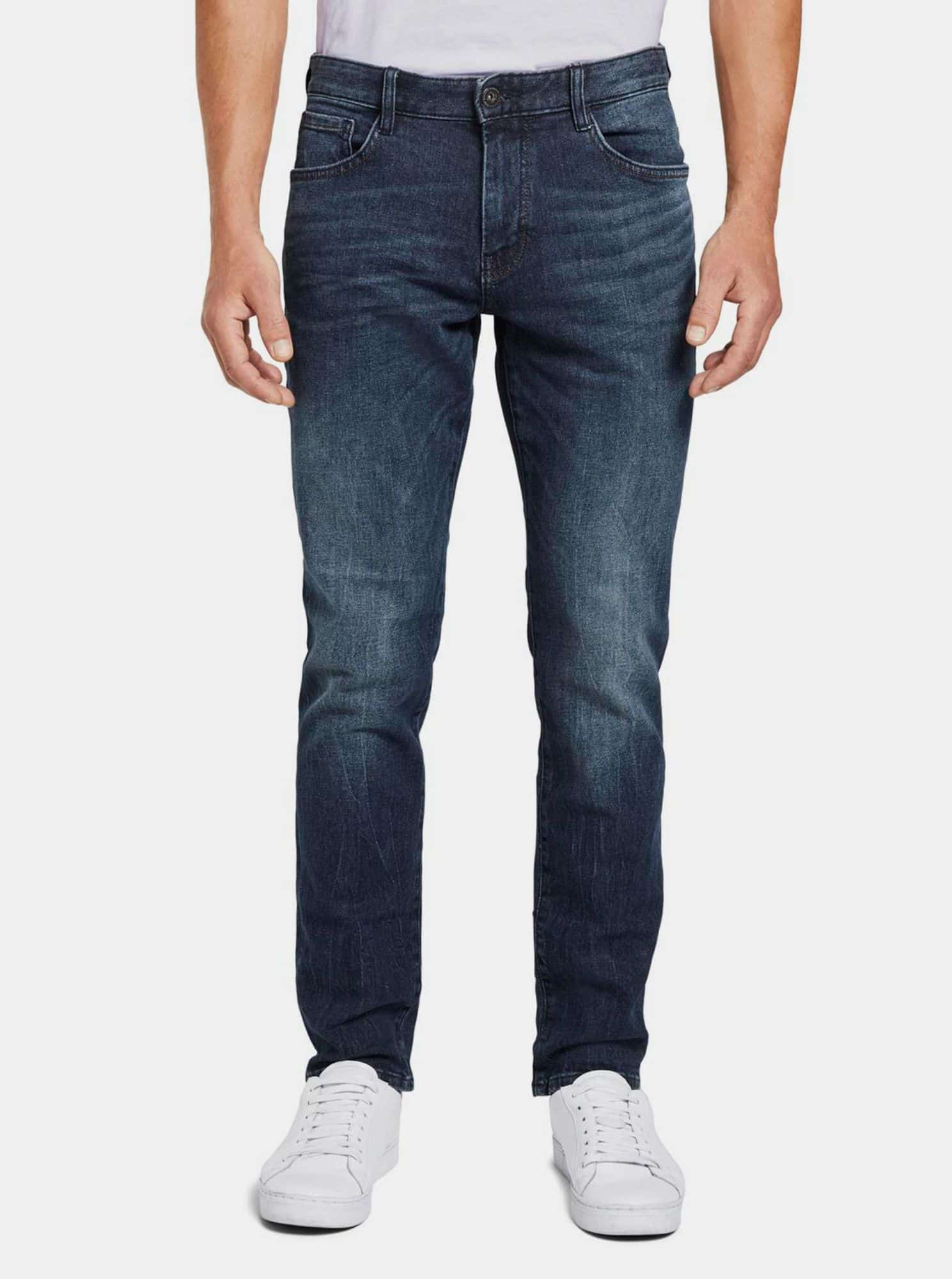 Modré pánské slim fit džíny Tom Tailor