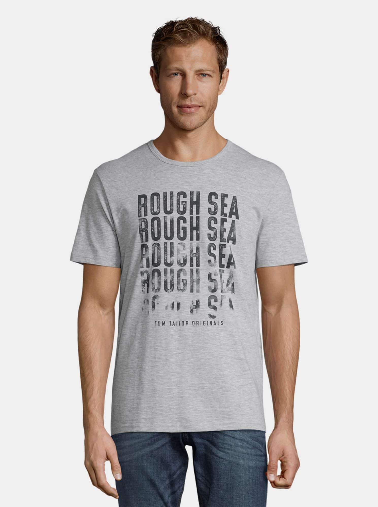 Šedé pánské tričko Tom Tailor