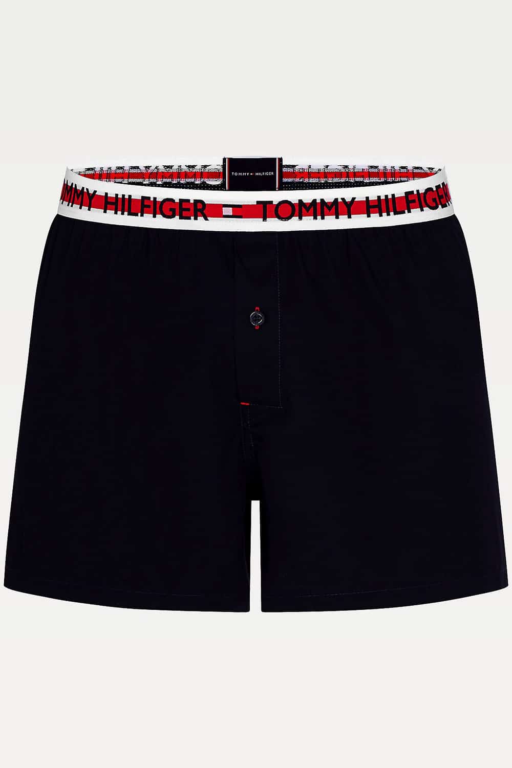 Tommy Hilfiger tmavě modré trenýrky Woven Boxer