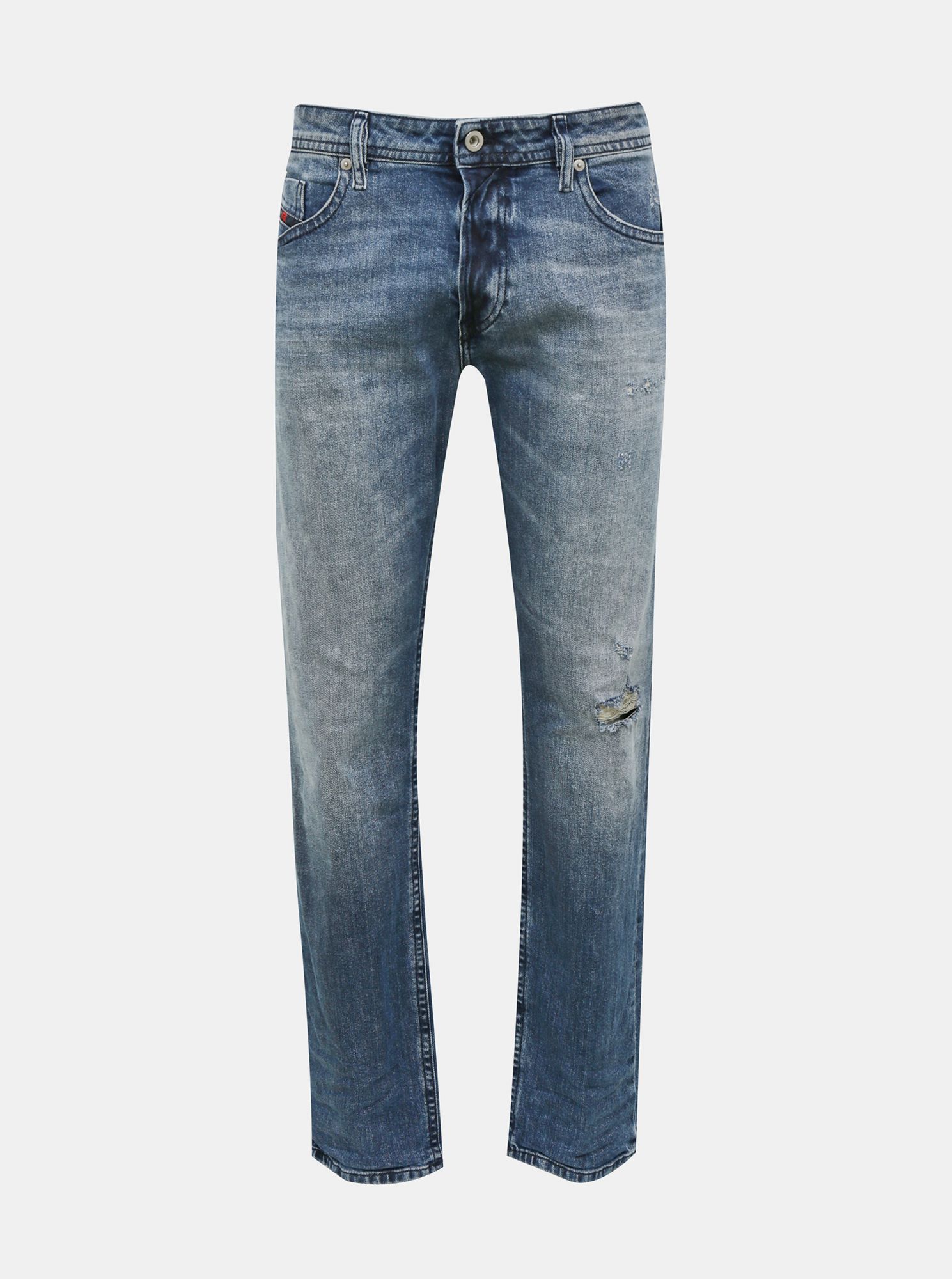 Modré pánské slim fit džíny Diesel