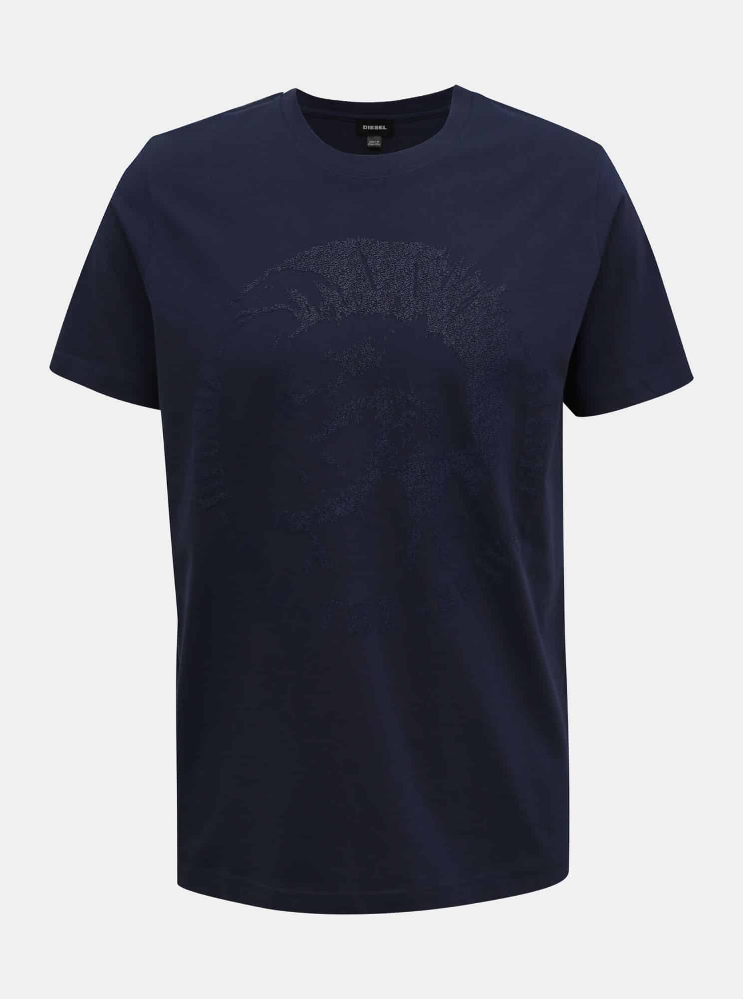 Tmavě modré pánské tričko Diesel