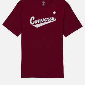 Vínové pánské tričko Converse