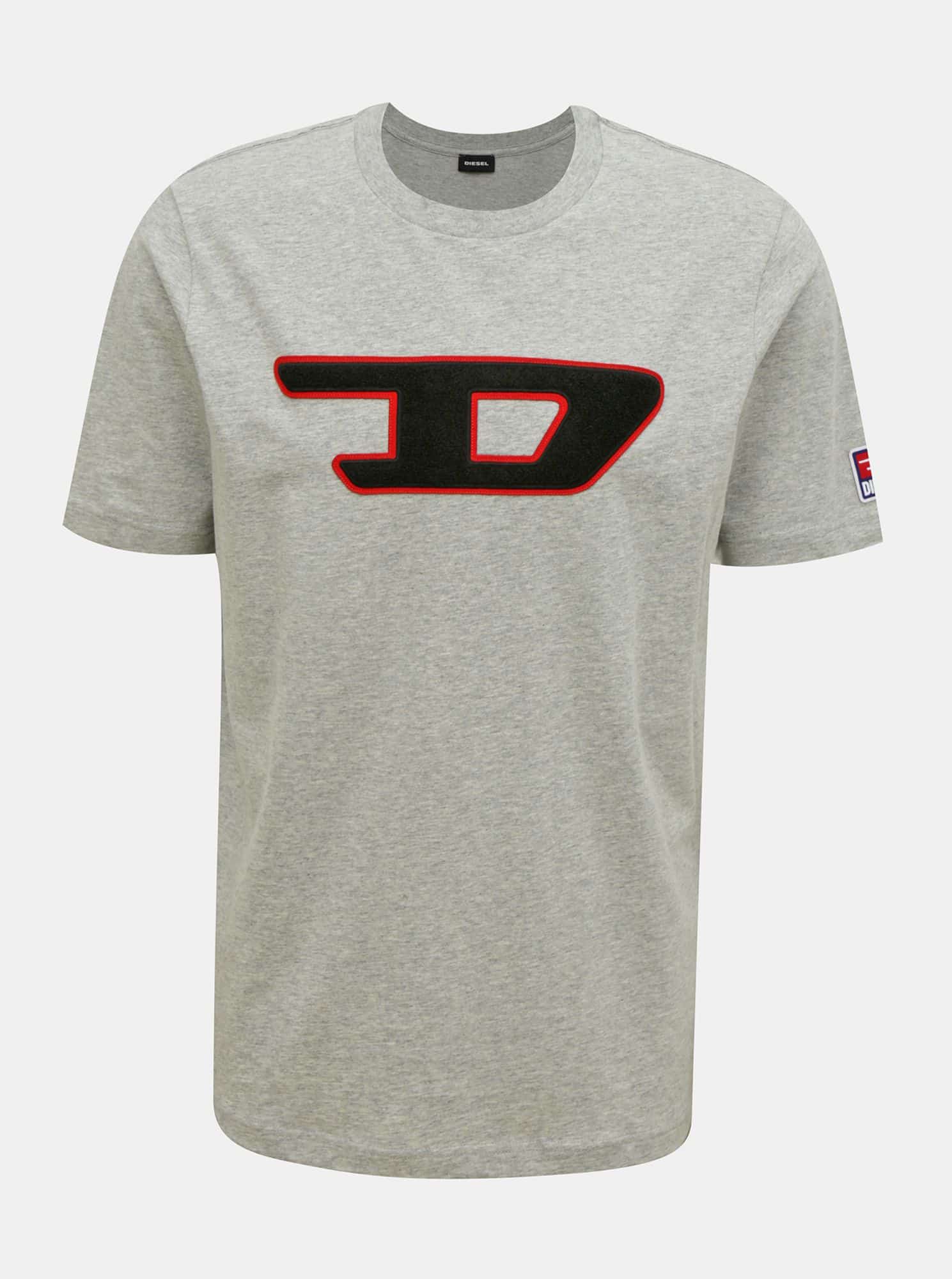 Šedé pánské tričko Diesel