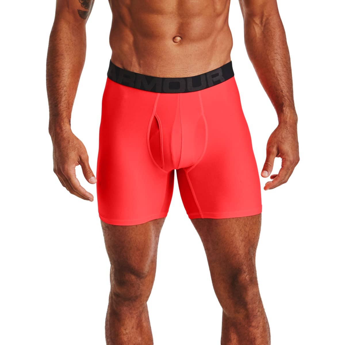 Boxerky Under Armour UA Tech 6in 2 Pack-RED