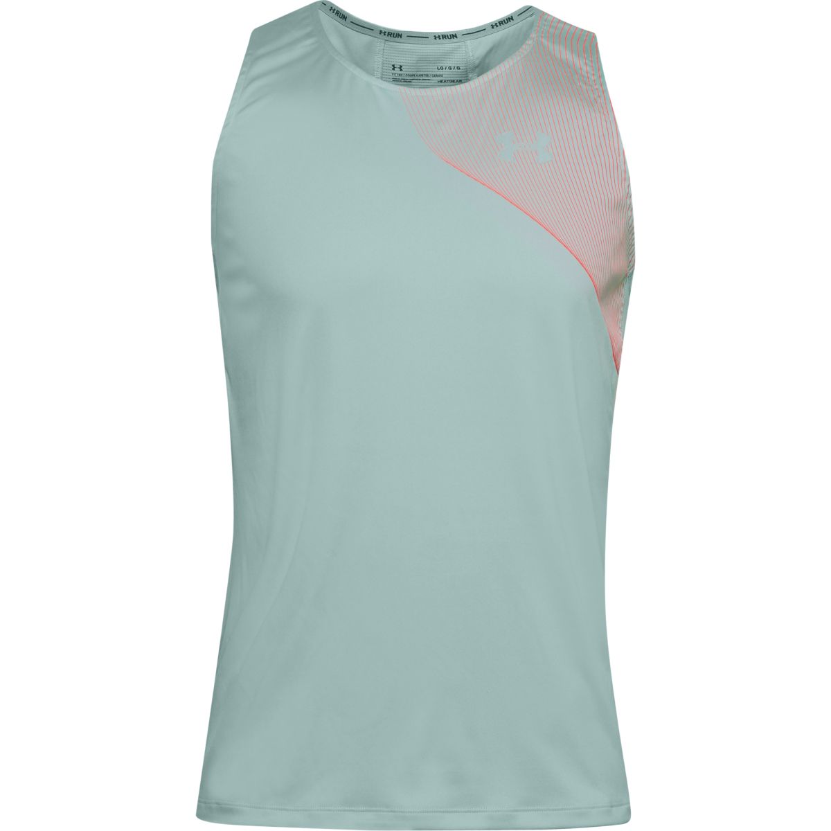 Tílko Under Armour M  Qlifier ISO-CHILL Singlet-BLU