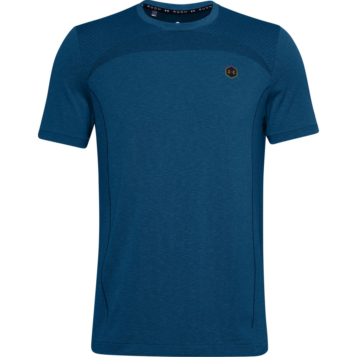 Tričko Under Armour UA Rush Seamless Fitted SS-BLU