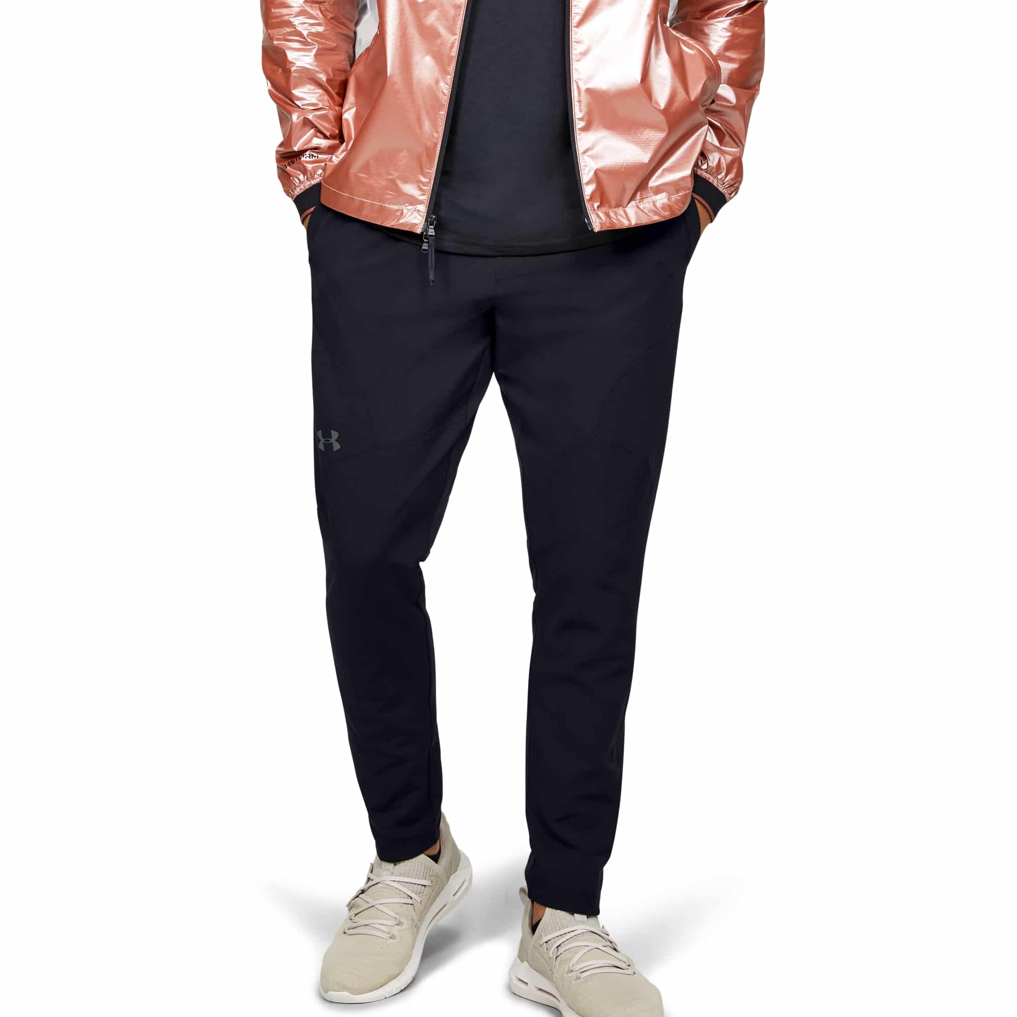 Tepláky Under Armour STRETCH WOVEN UTILITY TAPERED PANT-BLK