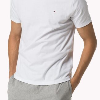 Tommy Hiliger bílé pánské tričko Tee Icon Basic