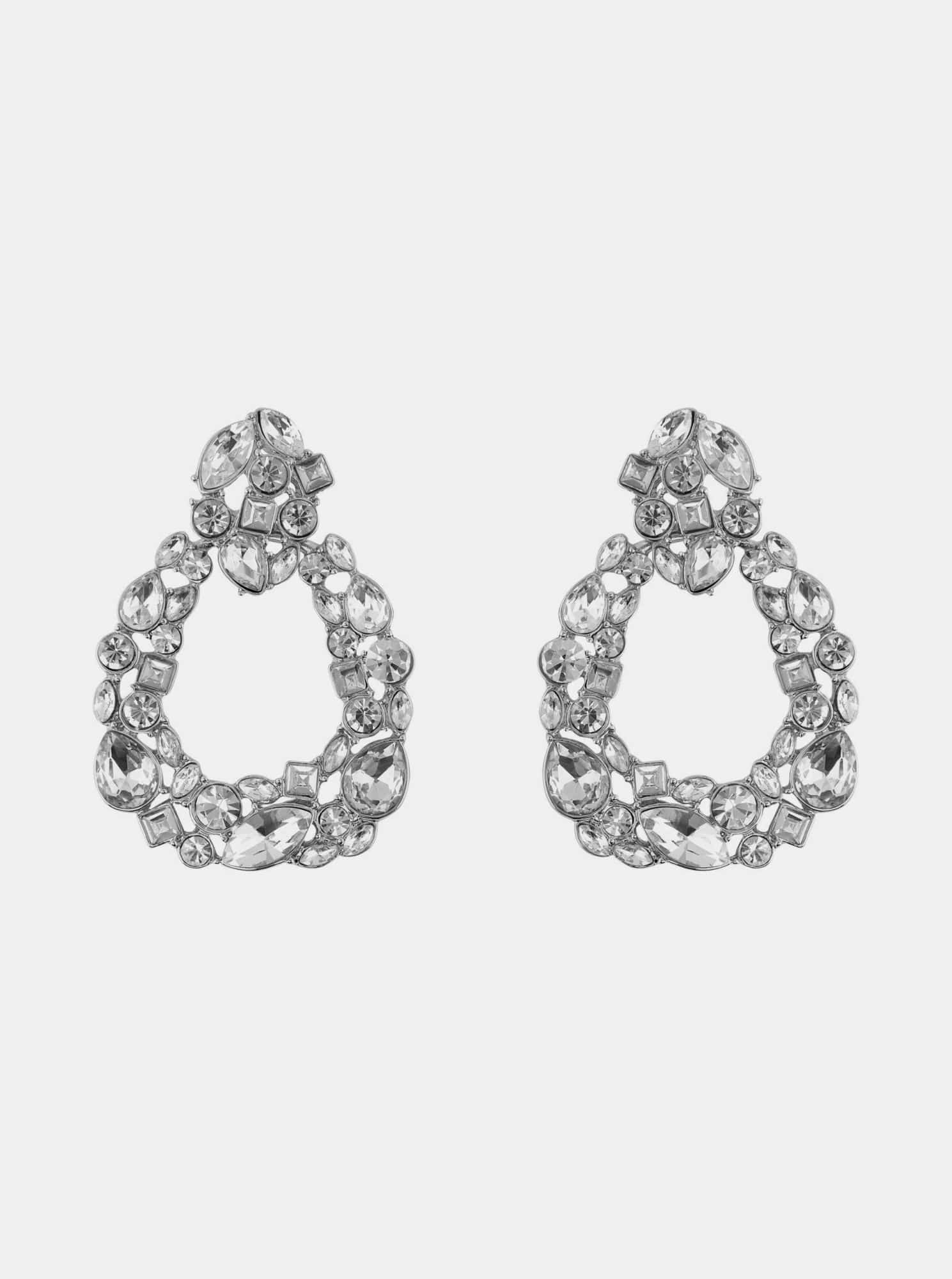 Pieces náušnice ve stříbrné barvě