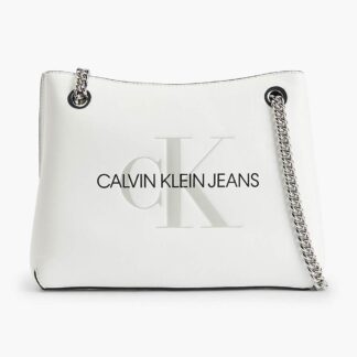 Calvin Klein bílá kabelka Shoulder Bag