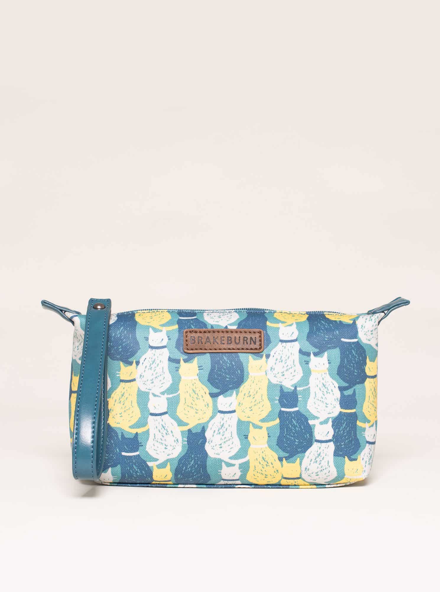 Modrá vzorovaná toaletní taštička Brakeburn