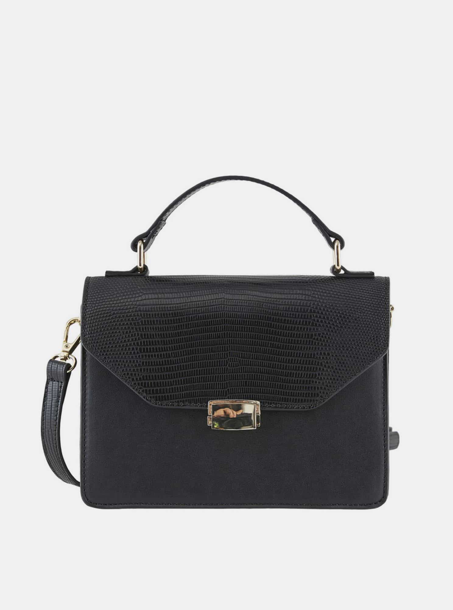 Černá crossbody kabelka Pieces Carrie