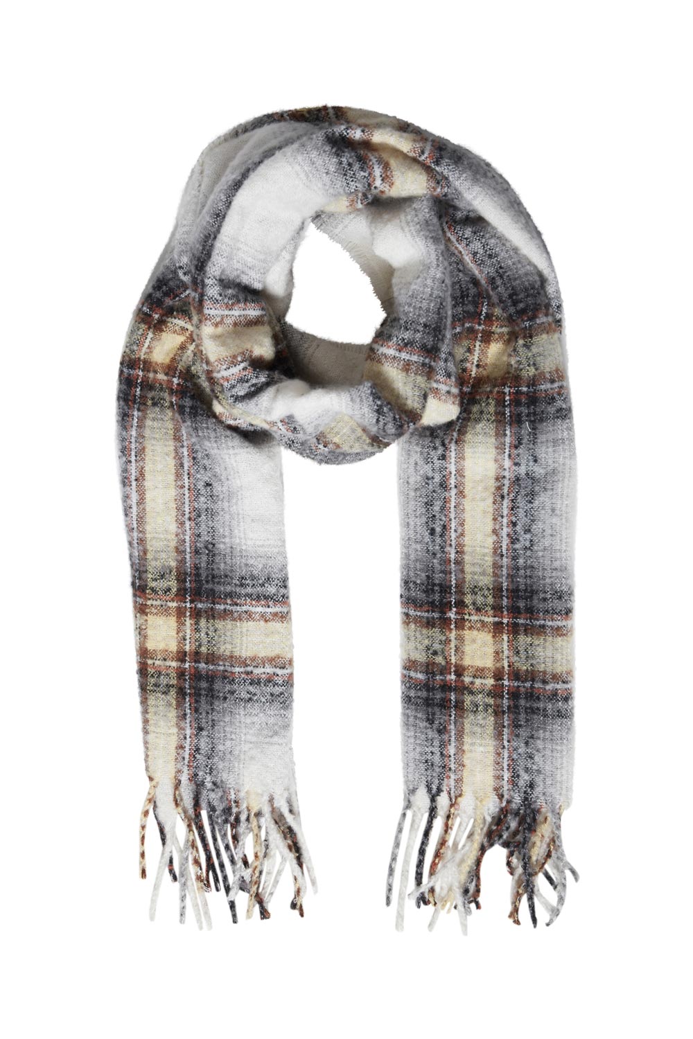 Ichi barevná šála Iacala Burnt Henna