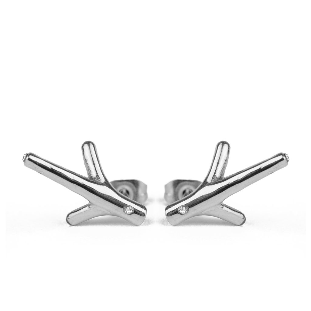 Vuch náušnice Twiggy Silver