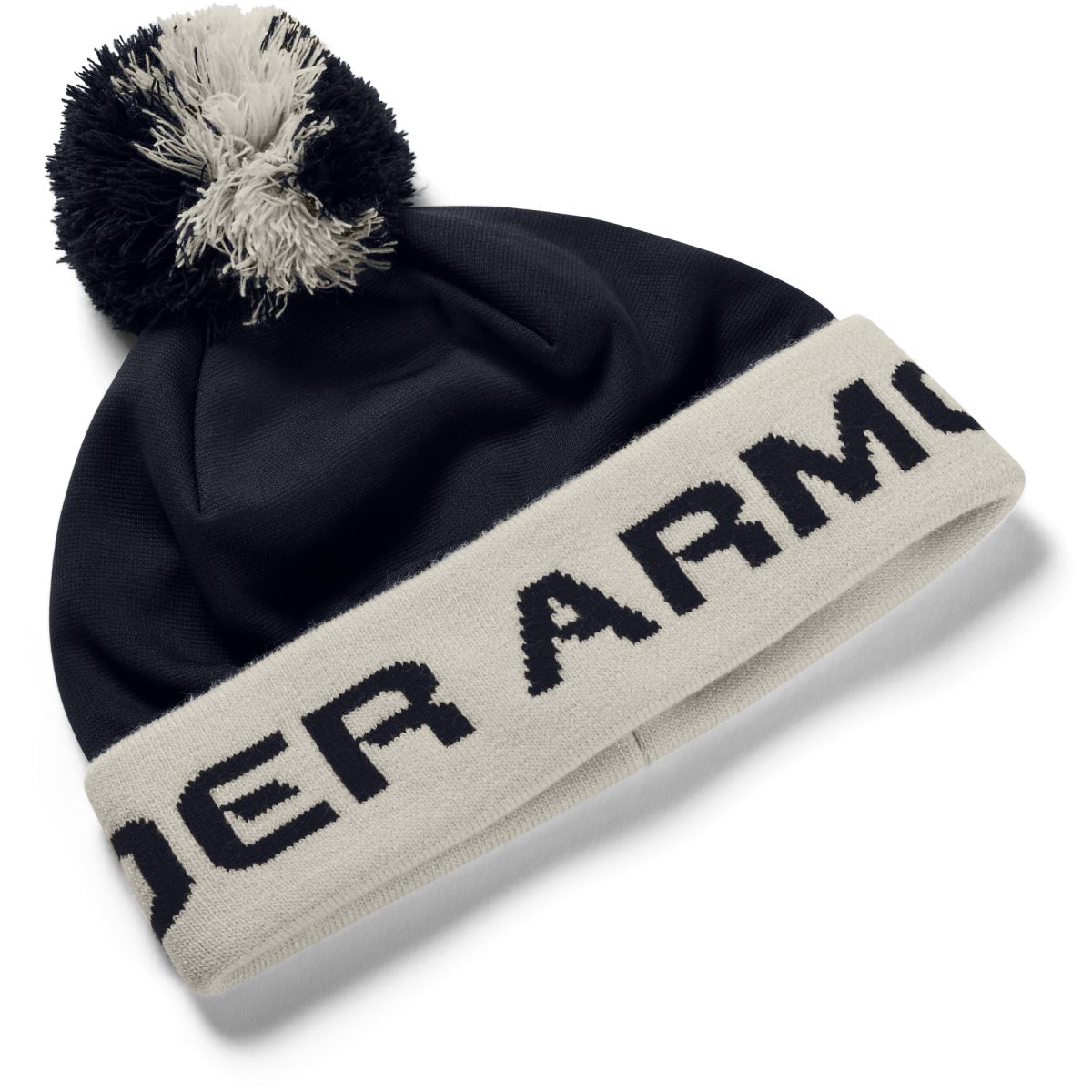 Čepice Under Armour Boy's Gametime Pom Beanie-BLK