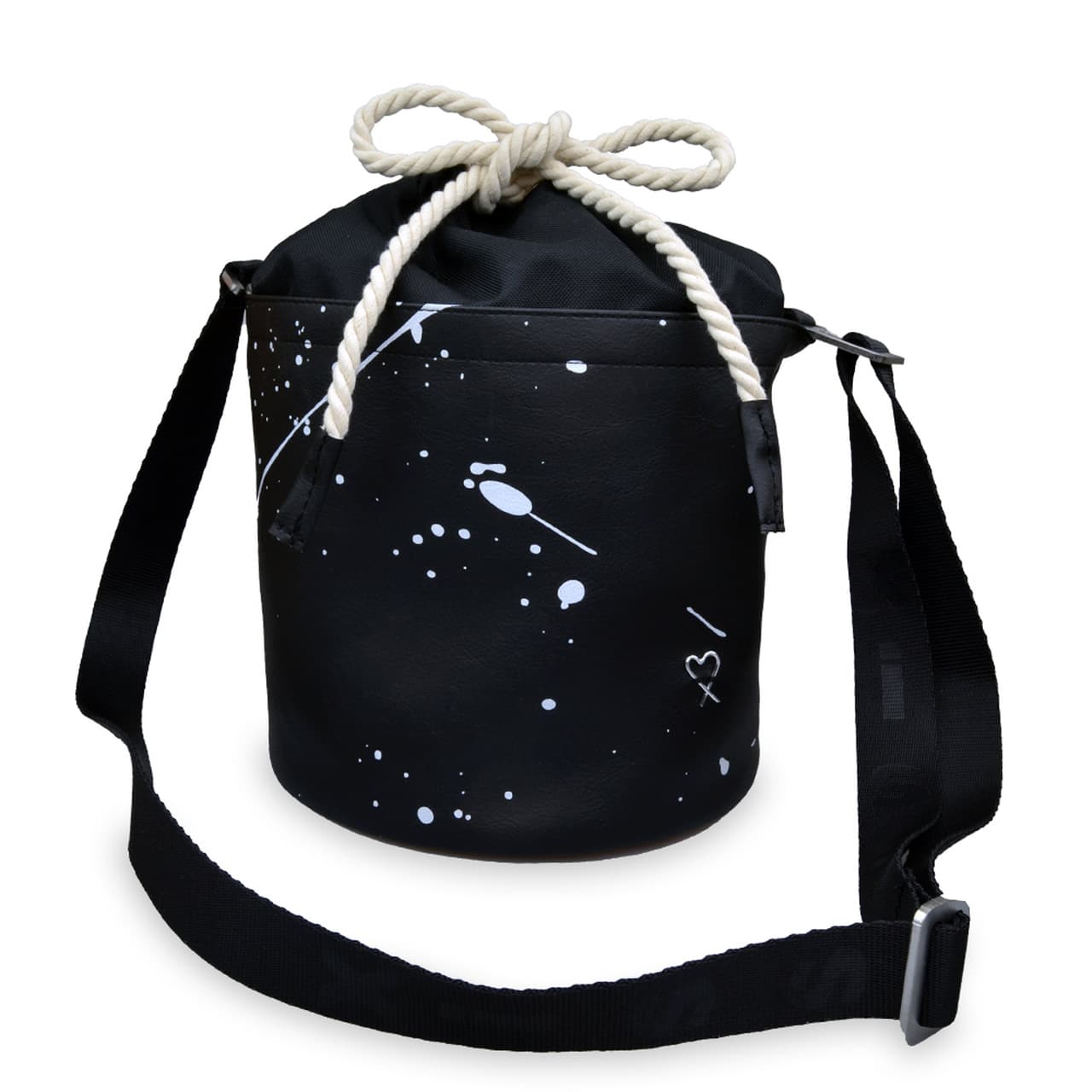 Xiss černá crossbody kabelka Mini Black Splash