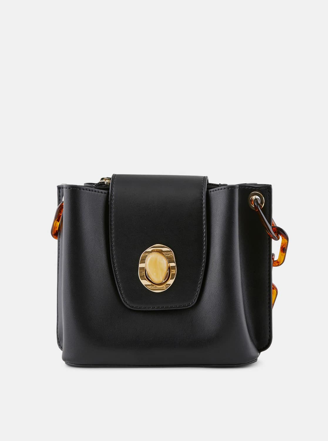 Černá crossbody kabelka Pieces Motel