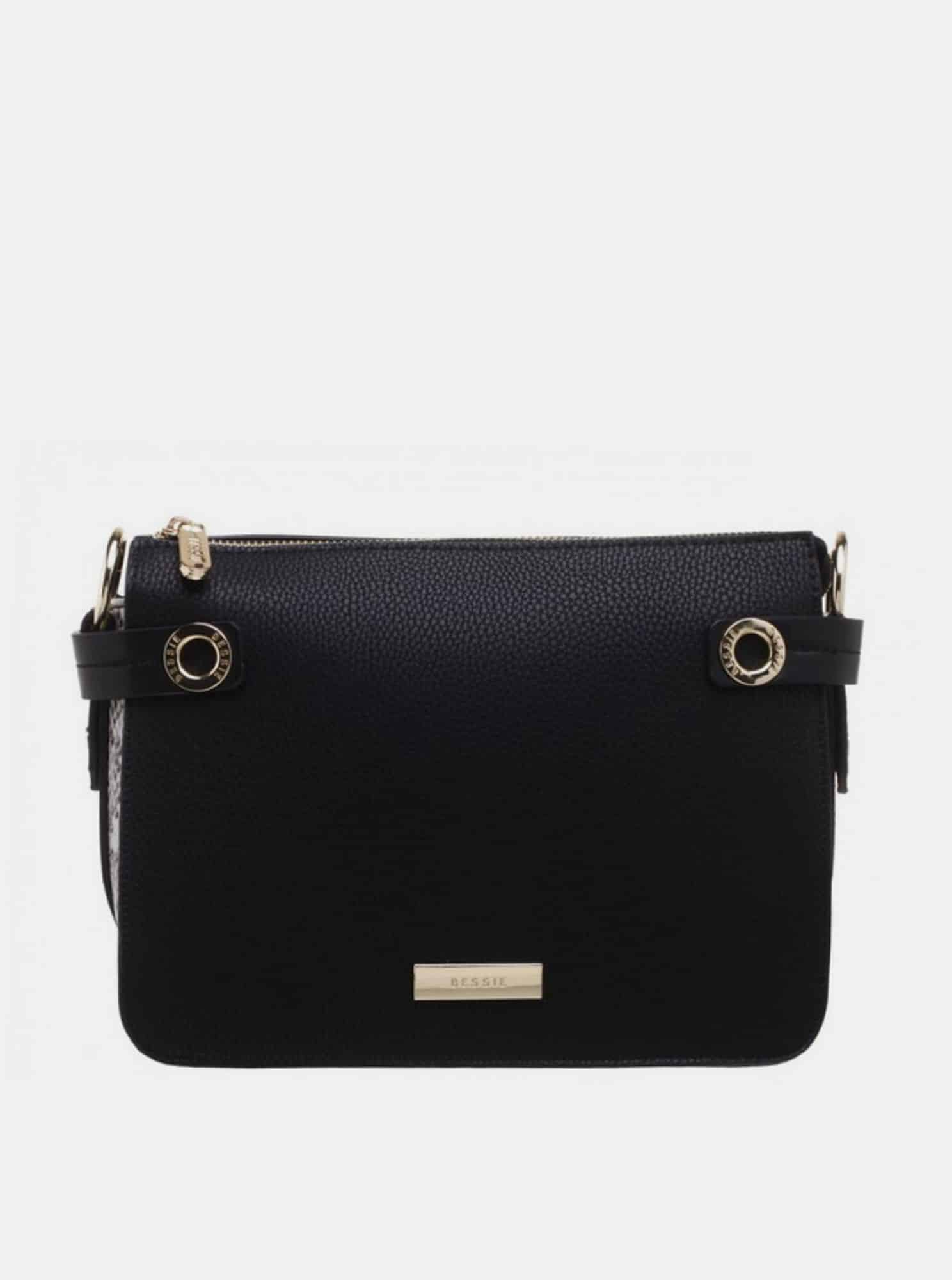 Černá crossbody kabelka Bessie London