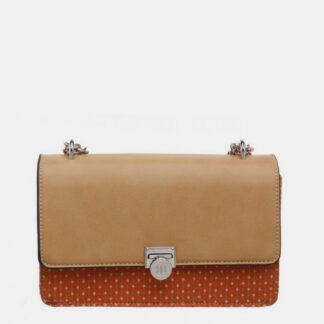 Hnědá crossbody kabelka Bessie London