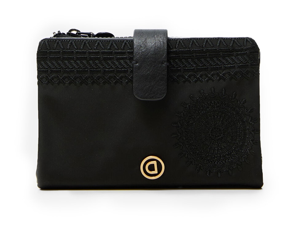 Desigual černá peněženka Mone Alkalina Pia Mini