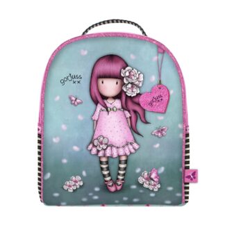 Santoro tyrkysový malý batoh Gorjuss Sparkle&Bloom Cherry Blossom