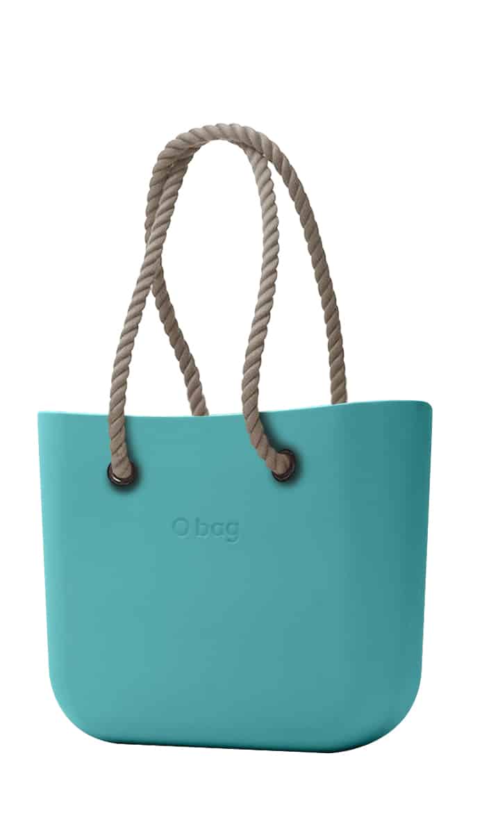 O bag kabelka Aqua s dlouhými provazy natural