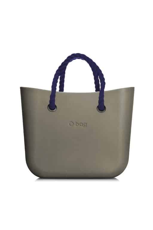 O bag kabelka MINI Rock s tmavě modrými krátkými provazy